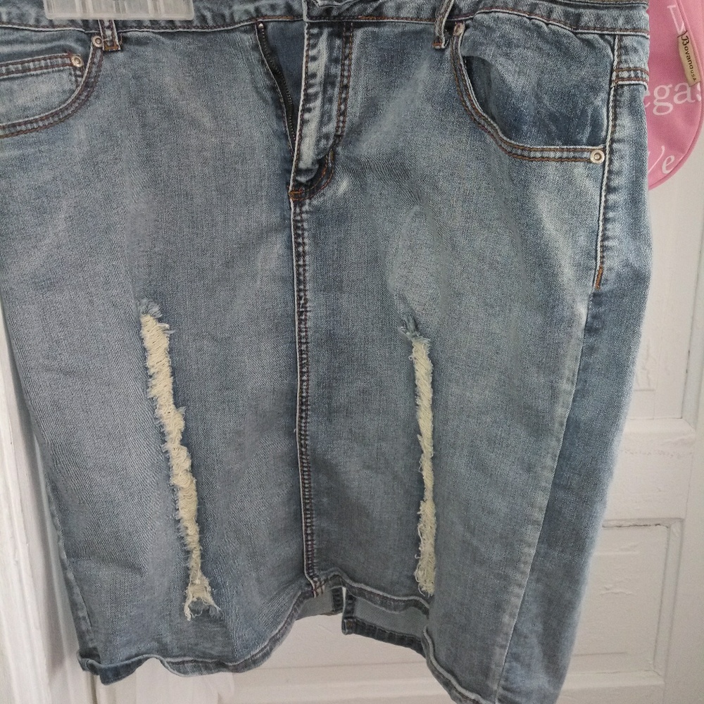 Mini Blue jean skirt